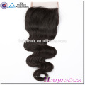 Brazilian hair weave top hair closure piece 2017 new arrival beautiful Brazilian hair closure